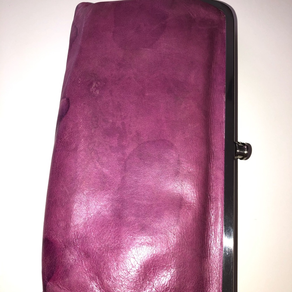 HOBO Purple Leather Wallet